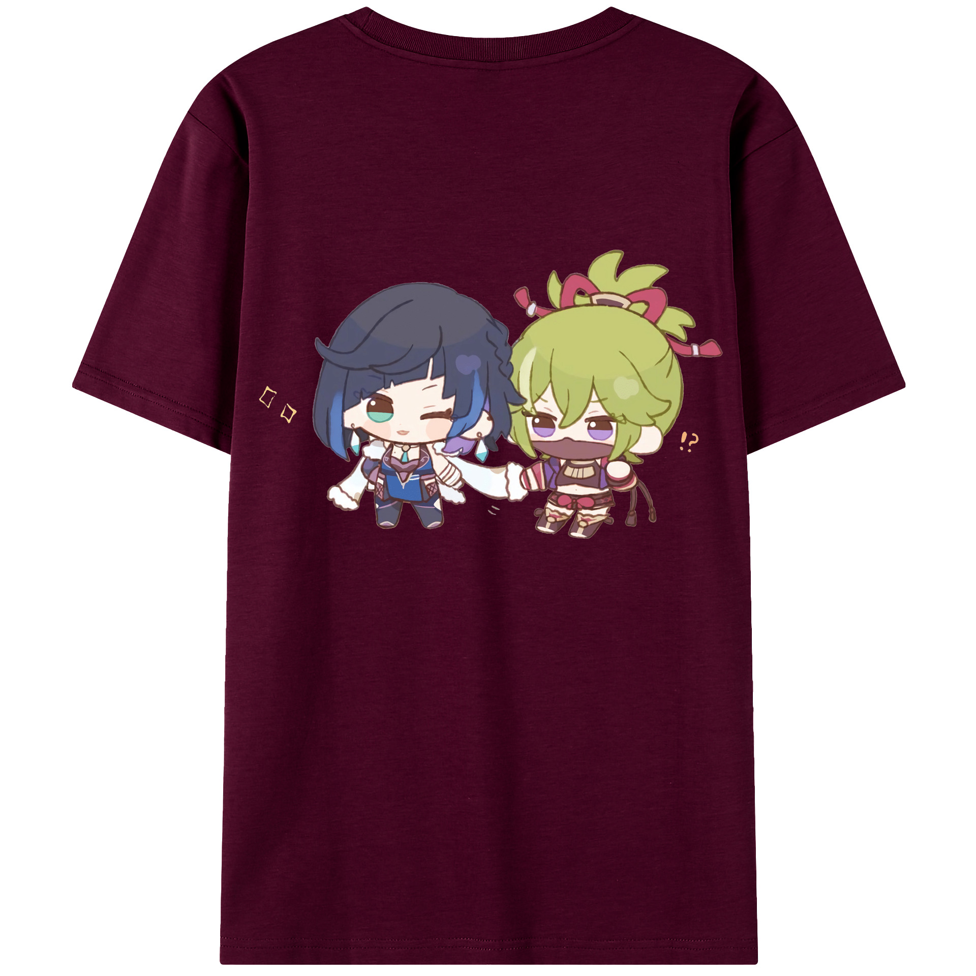 げんし神  久岐忍 くき しのぶ genshin Kuki Shinobu レディース半袖Tシャツ(バックプリント)